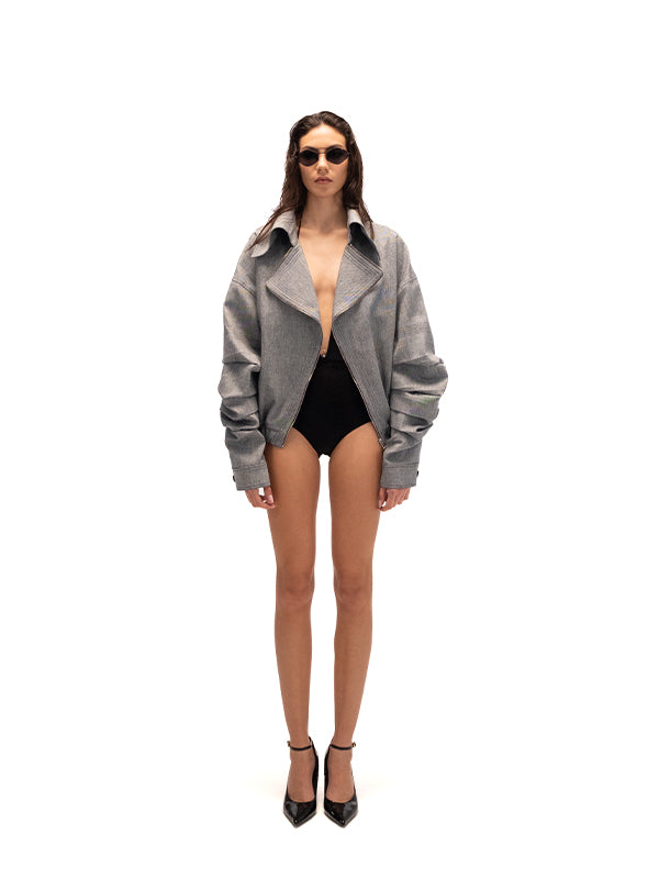Layer Bomber Jacket
