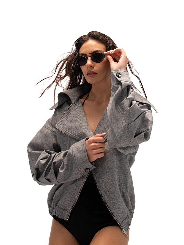 Layer Bomber Jacket