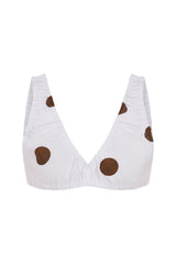 Cocoa dot lea Top