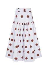 Cocoa dot lea Skirt