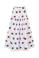 Cocoa dot lea Skirt