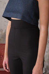 Tight Black Zippered Pants