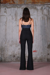 Tight Black Zippered Pants