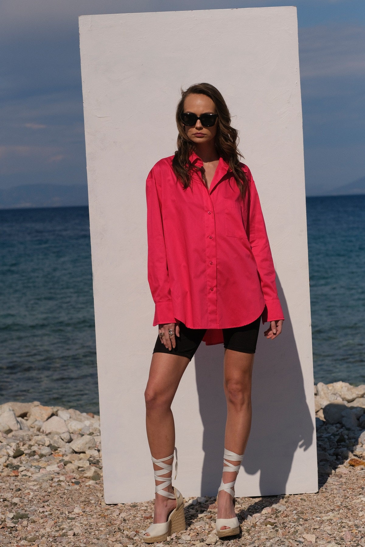 Pink Oversized Shirt