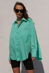 Green Oversized Shirt