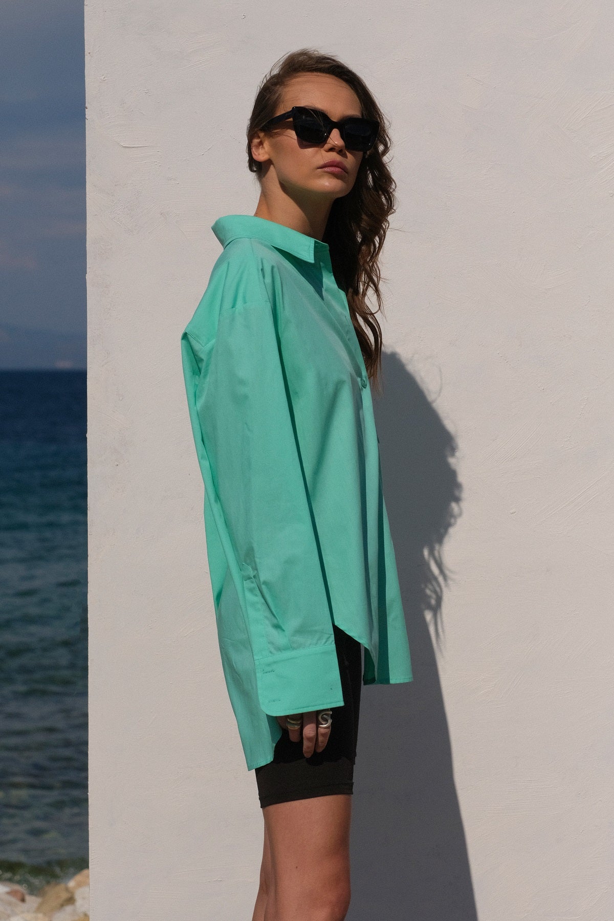 Green Oversized Shirt