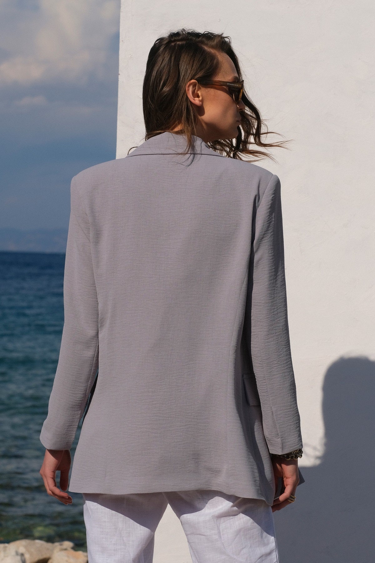Gray Blazer