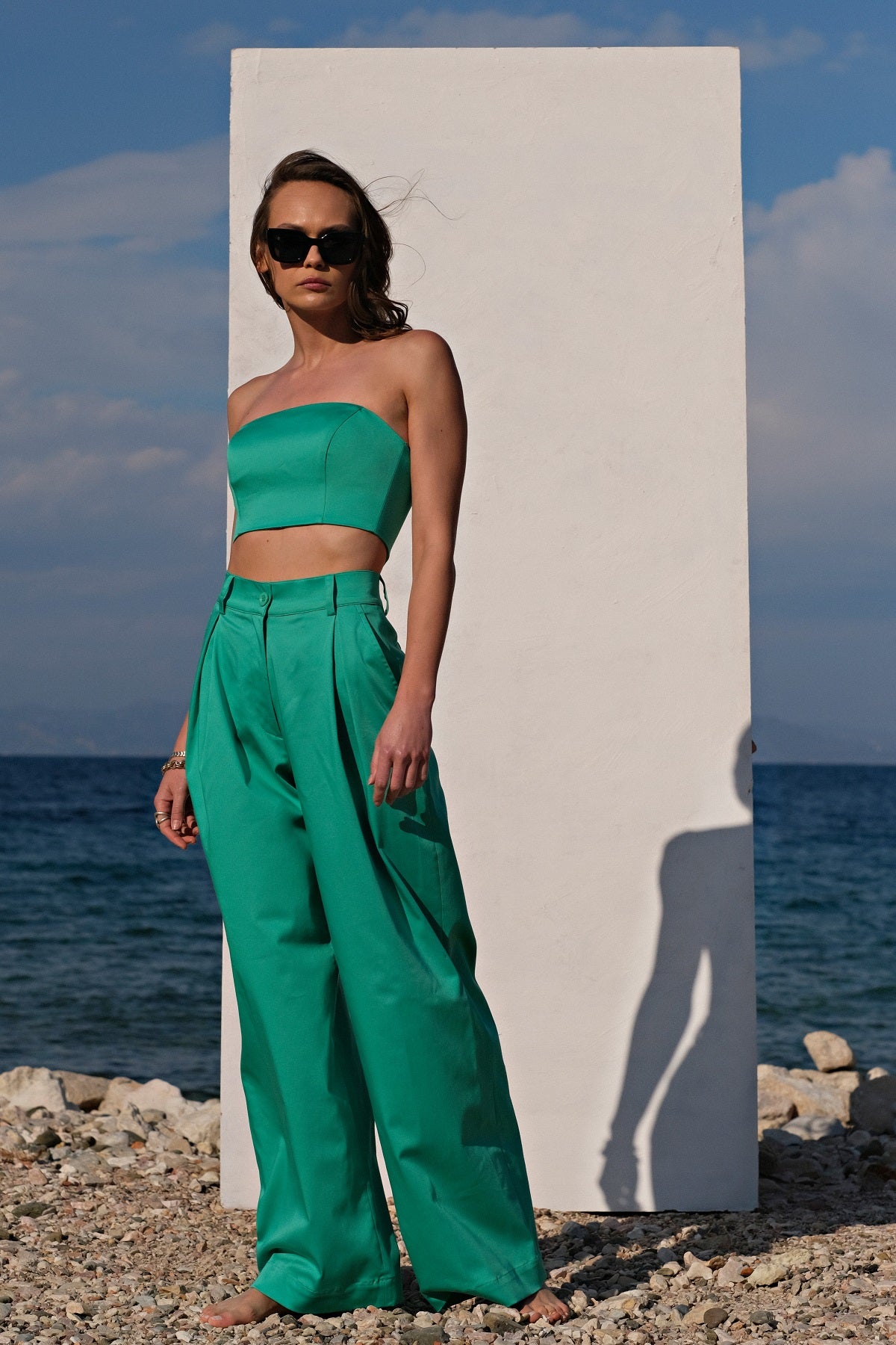 Green Baggy Pants
