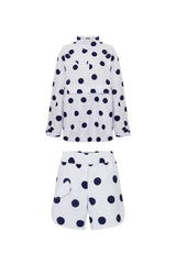 Navy dot set