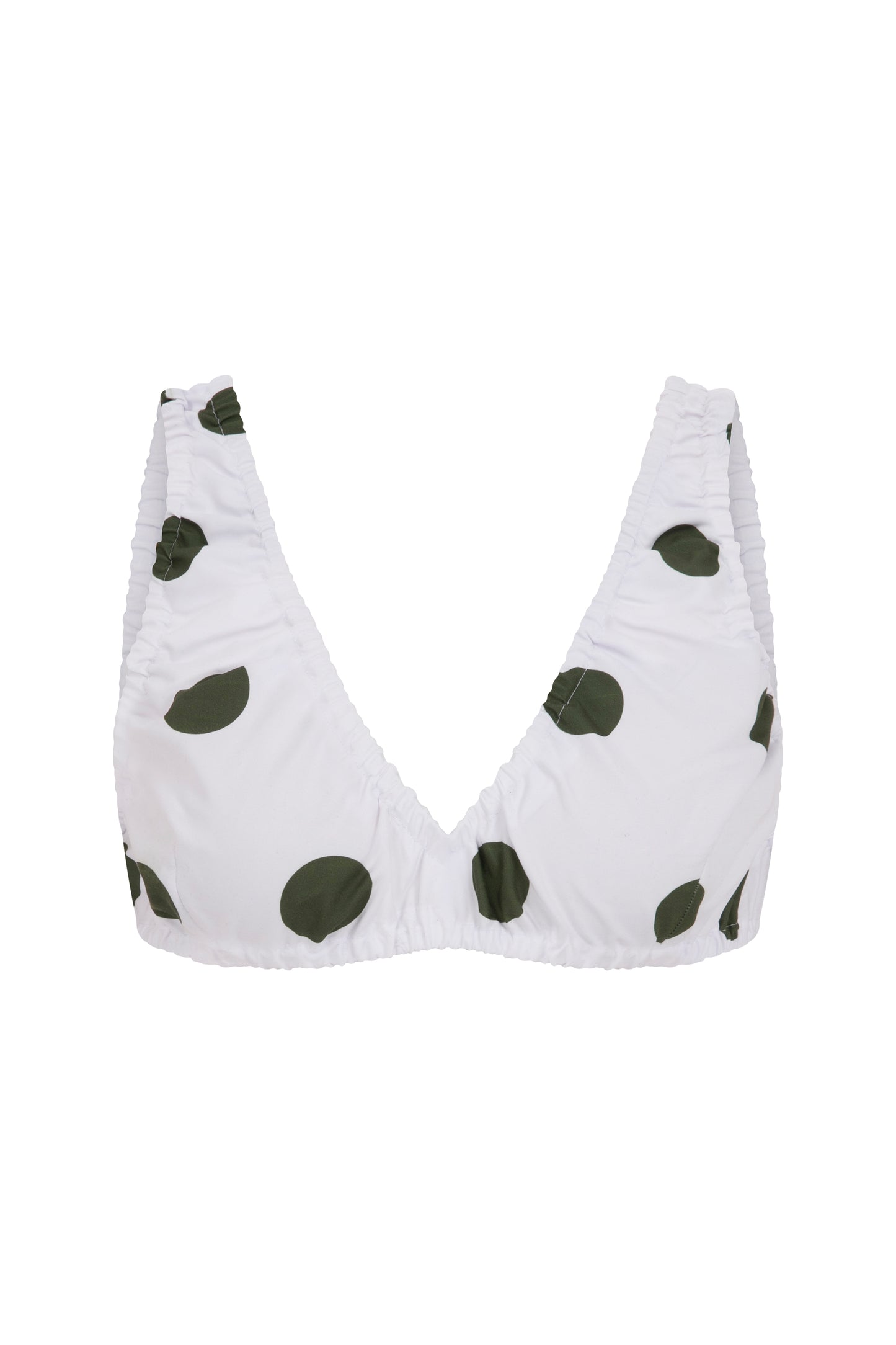 Olive dot lea Top