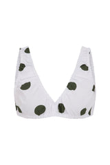 Olive dot lea Top