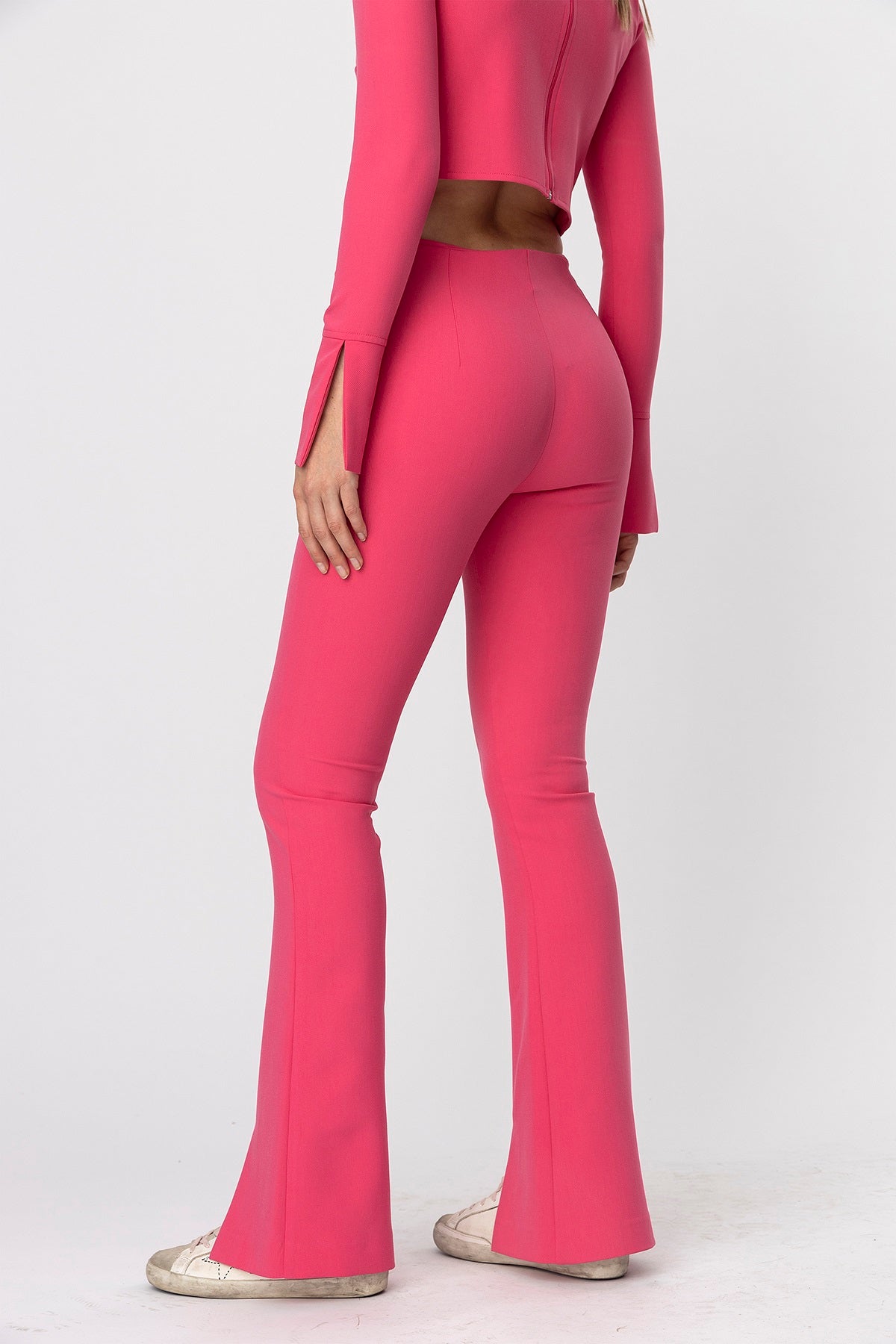 Pink Slit Pants