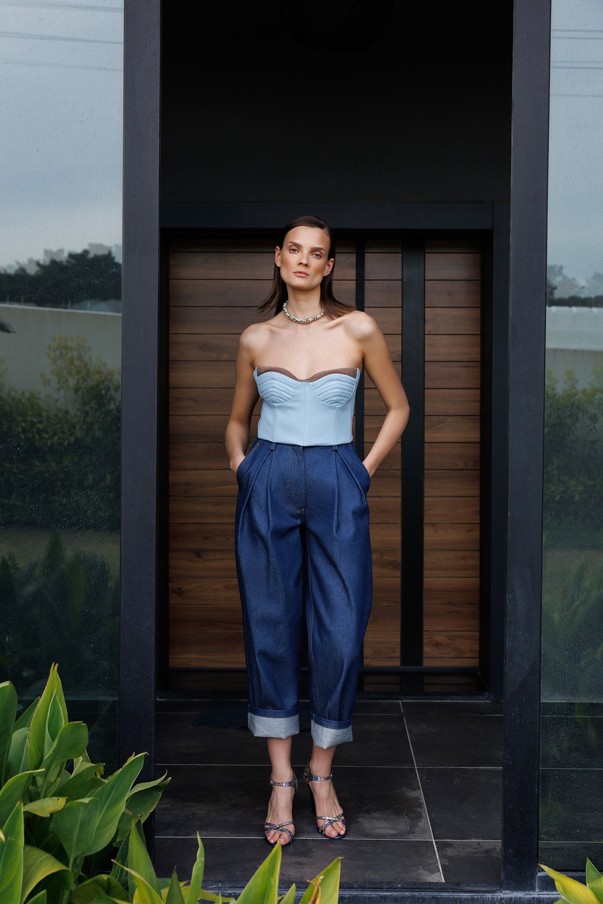 Radiance Baggy Kot Pantalon