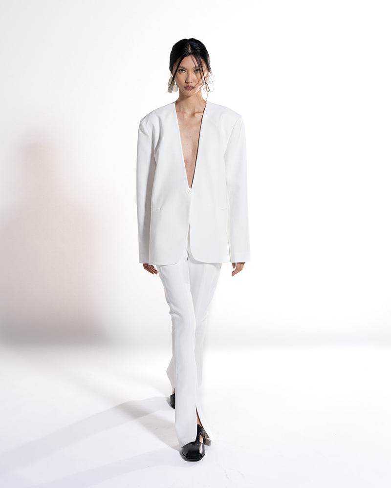 Sand Blazer White