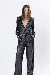 Silvery Padded Shirt